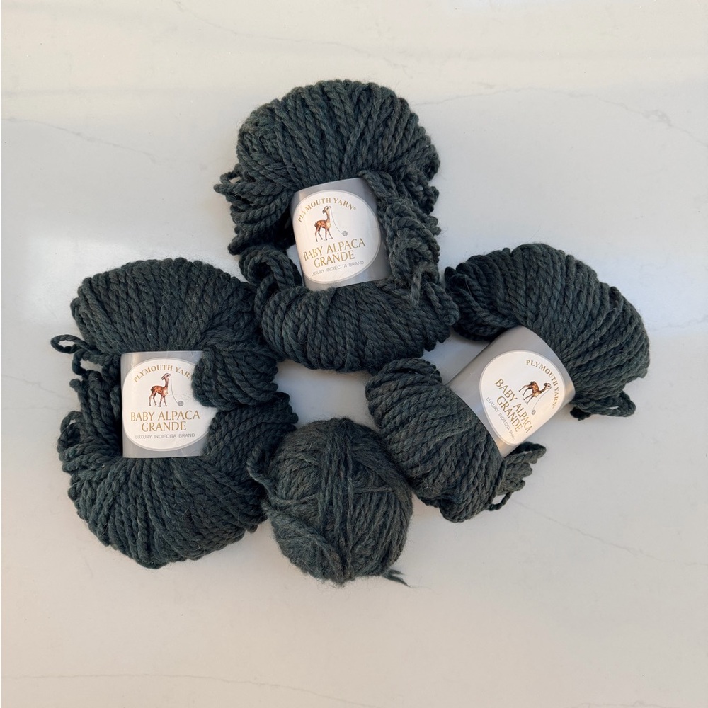 Plymouth Yarn Baby Alpaca Grande in Forest - 4 skeins